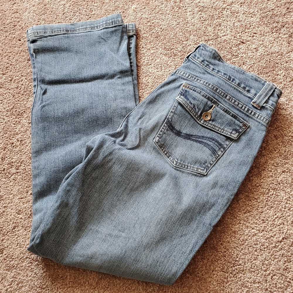 Lee Natural Bootcut High Rise Mom Jeans